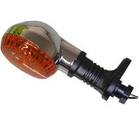Hi Level Complete Motorcycle Indicator Set Compatible with/replacement for Kawasaki EN450, VN700/750 (Front & Rear) - Amber Lens, 68mm Stem Length, 8mm Thread