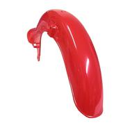 Hi Level front motorcycle mudguard, in red, plastic, compatible with/replacement for Honda C50, C70,C90, OE Ref: 61100-041-010