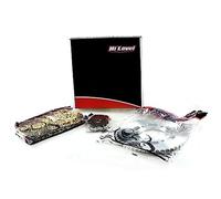 Hi Level motorcycle Chain & Sprocket Kit compatible with/replacement for Yamaha MT125 2015, 2016, 2017, 2018, 2019 48/14 + 428H-132L Gold