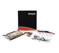 Hi Level motorcycle Chain & Sprocket Kit compatible with/replacement for Yamaha YBR125 2007, 2008, 2009, 2010, 2011, 2012, 2013, 2014, 2015 45/14 + 428H-118L Gold