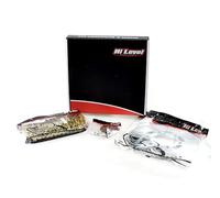 Hi Level motorcycle chain & sprocket kit, compatible with/replacement for Yamaha YZF-R125 19-22 52/14 + 428H-130L Gold