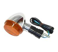 Hi Level Motorcycle Complete Indicator - Compatible With/Replacement for Honda VT600/750 Shadow Rear Left, Amber Lens, 67mm Stem Length, 8mm Thread