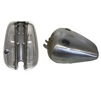 Hi Level Motorcycle Tank 2.8 US Gallon Raw Quickbob compatible with/replacement for FX 1973, 1974, 1975, 1976, 1977, 1978, 1979, 1980, 1981, 1982, 1983, 1984