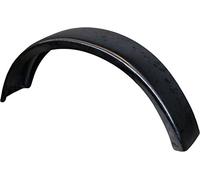 Hi Level rear motorcycle mudguard, 6" wide, in black, universal fitting
