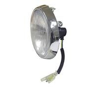 Hi Level Round Motorcycle Headlight Compatible with/replacement for Honda C50, C70, C90 - Replacement Headlamp, Straight Beam, Non-E Marked