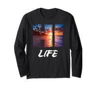 HI Life Aloha Hawaii Tropical Island Tee Hawaiian Vacation Long Sleeve T-Shirt