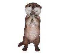 Hi-Line Gift Ltd 87991-C Otter Praying Statue, 7.4-inch Height, Polyresin