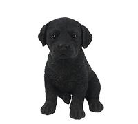 Hi-Line Gift Ltd Labrador Puppy Statue, Black