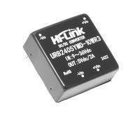 Hi-Link 24V to 5V 10W 2000mA DC to DC Isolated Power Module 5v/12v/15v/24v DCDC Switching Power Module (10D2405A,1 Pcs)