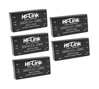 Hi-Link HLK-20D2412C 20WDC DC 24v to 12v 1600mA Power Module Wide Woltage Single-Channel Regulated Output DC Buck Module (5 Pcs)