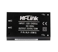 HI-Link HLK-20M15 AC-DC 220V to 15V 20w Step-Down Power Supply Module Intelligent Household Switch Power Supply Module (5 PCS)