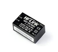 Hi-Link New HLK-PM01 AC-DC 220V to 5V Step-Down Power Supply Module Mini Size Intelligent Household Switch Step Down Power Supply Module (Black)