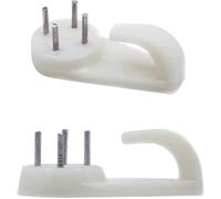 HI LOHAS 60PCS Concrete Wall Hooks，Picture Hanging， Powerful Concrete Hardwall Drywall Picture Hooks Non-Trace Hanging Hook for Picture Photo Frame Clock (S)