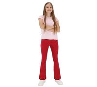 hi!mom Flared Leggings for Girls Kids Bootcut Pants I Casual Dance Yoga Cotton Leggings Wide Leg I Stretchy Elastic Waistband Flared Leggings Kids Girls Bell Bottom Trousers I Size 9 Years