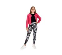 hi!mom Girls Extra Thick Christmas Pants Warm Leggings Winter Thermal Trousers Fur Inside Kids Fleece Lined Plush Cozy Pants Christmas Patterns Solid Colors Casual School Ski Pants