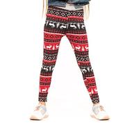 Hi!Mom Girls Extra Thick Winter Thermal Trousers, Kids Fleece Lined Plush Cozy Pants, Christmas Patterns, Solid Colors, Casual School Ski Pants 5-6 Years