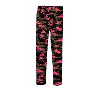 hi!mom Girl's Full Length Elastic Patterned Leggings Soft Cotton Stretchy Child Pants