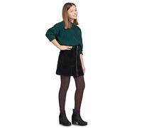hi!mom Girl's Warm Opaque Knitted Patterned Kids Tights Thick Cotton Stretchy Elastic Pantyhose Brown 140/152 CT24