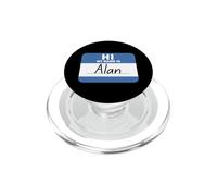 Hi My Name is Alan Funny Name Tag PopSockets PopGrip for MagSafe