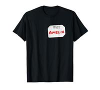Hi My Name is Amelia Lazy DIY Costume for Parties T-Shirt
