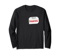 Hi My Name is Daniel Lazy DIY Costume for Parties Long Sleeve T-Shirt