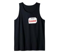 Hi My Name is Donna Lazy DIY Costume for Parties Tank Top