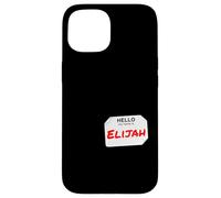 Hi My Name Is Elijah Lazy DIY Costume For Parties Case for iPhone 15