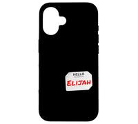 Hi My Name Is Elijah Lazy DIY Costume For Parties Case for iPhone 16