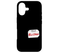 Hi My Name Is Elijah Lazy DIY Costume For Parties Case for iPhone 17