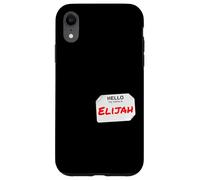 Hi My Name Is Elijah Lazy DIY Costume For Parties Case for iPhone XR