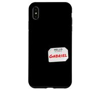 Hi My Name Is Gabriel Lazy DIY Costume For Parties Case for iPhone XS Max