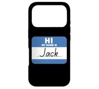 Hi My Name is Jack Funny Name-Tag Case for iPhone 17 Pro