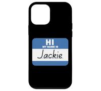 Hi My Name is Jackie Name Tag Case for iPhone 12 mini