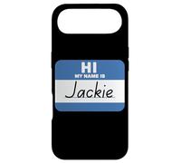 Hi My Name is Jackie Name Tag Case for iPhone Air