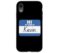 Hi My Name is Kevin Funny Tag Case for iPhone XR