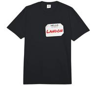 Hi My Name is Landon Lazy DIY Costume for Parties Comfort Colors Adult Heavyweight T-Shirt