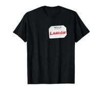 Hi My Name is Landon Lazy DIY Costume for Parties T-Shirt