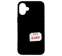 Hi My Name Is Luke Lazy DIY Costume For Parties Case for iPhone 16 Plus