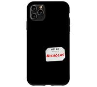 Hi My Name Is Nicholas Lazy DIY Costume For Parties Case for iPhone 11 Pro Max