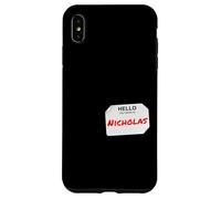 Hi My Name Is Nicholas Lazy DIY Costume For Parties Case for iPhone XS Max