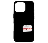 Hi My Name Is Stephen Lazy DIY Costume For Parties Case for iPhone 16 Pro