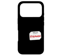 Hi My Name Is Stephen Lazy DIY Costume For Parties Case for iPhone 17 Pro