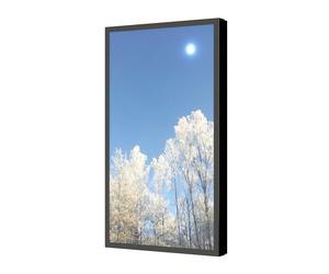 HI-ND 32" wall-mounted enclosure EASY for one display in portrait format, black