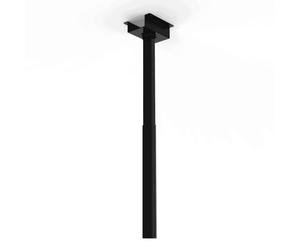 HI-ND ceiling mount for display housing, 40-60 cm length adjustable in black