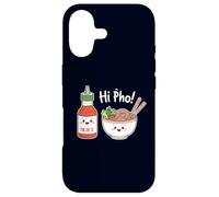 Hi Pho! Funny Vietnamese Food Noodle Bowl & Hot Sauce Case for iPhone 17