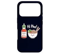 Hi Pho! Funny Vietnamese Food Noodle Bowl & Hot Sauce Case for iPhone 17 Pro