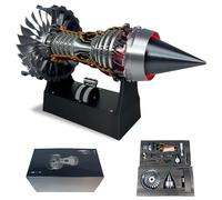 HI-REEKE Jet Engine Model Kit, TR900 Turbofan Aircraft Engine Model 3D Printing Toy for Teen(Assembly Version)