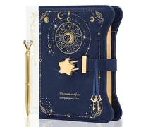 hi!SCI Diary with Lock and Keys for Girls and Women, Locking Diary for Gift Ideas with Gift Box and Pen and Bookmark, Journal for Women with 360 Kraft Pages, B6 Refillable Notebook with Lock for