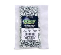 HI-SEAS Grand Slam Aluminum Sleeves, 0.7 mm ID, use with 40 lb / 18.1 kg Mono, 500 pc
