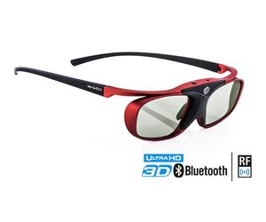 Hi-SHOCK BT/RF Pro Scarlet Heaven | Active 3D glasses - Scarlet